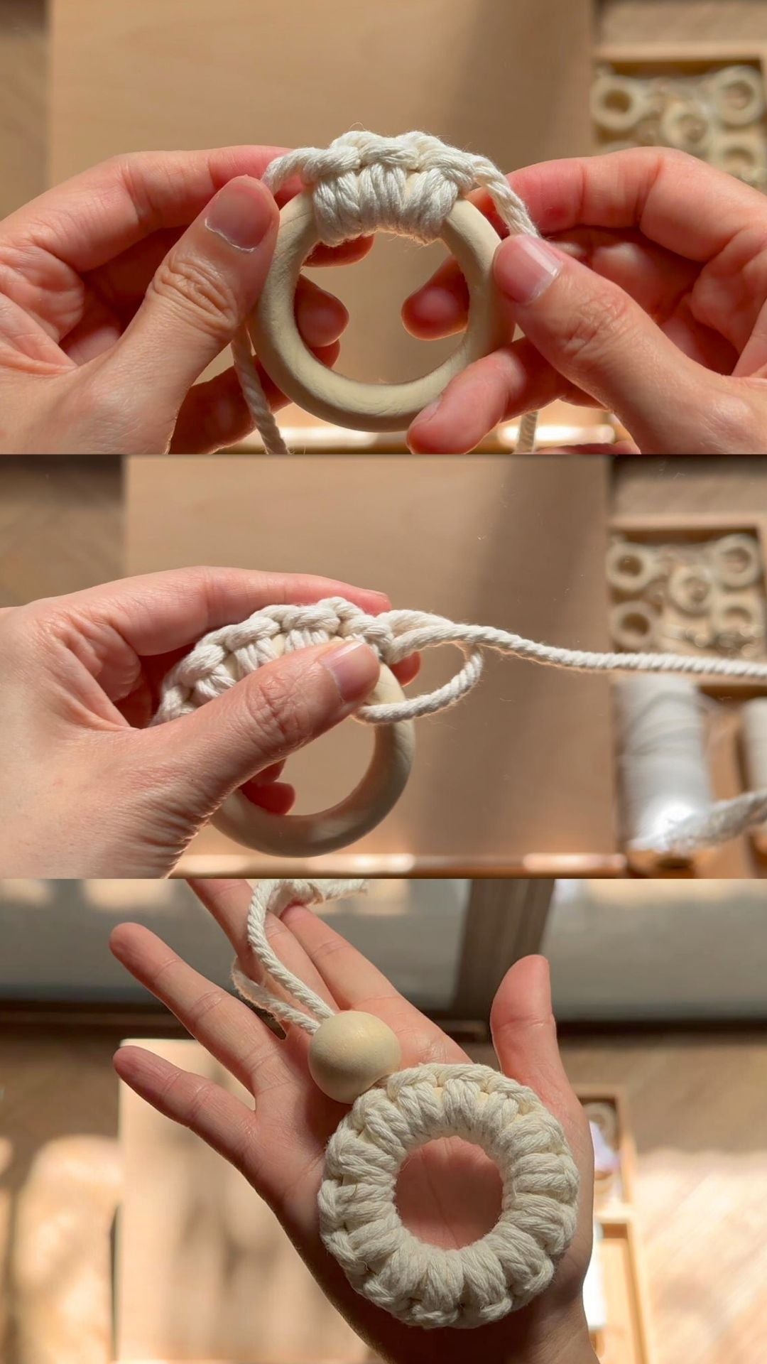 DIY Kit: Macrame Mini Wreath